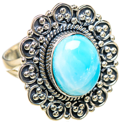 Larimar Rings handcrafted by Ana Silver Co - RING133020 - Photo 2