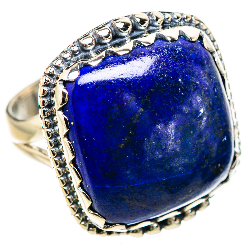 Lapis Lazuli Rings handcrafted by Ana Silver Co - RING133021 - Photo 2