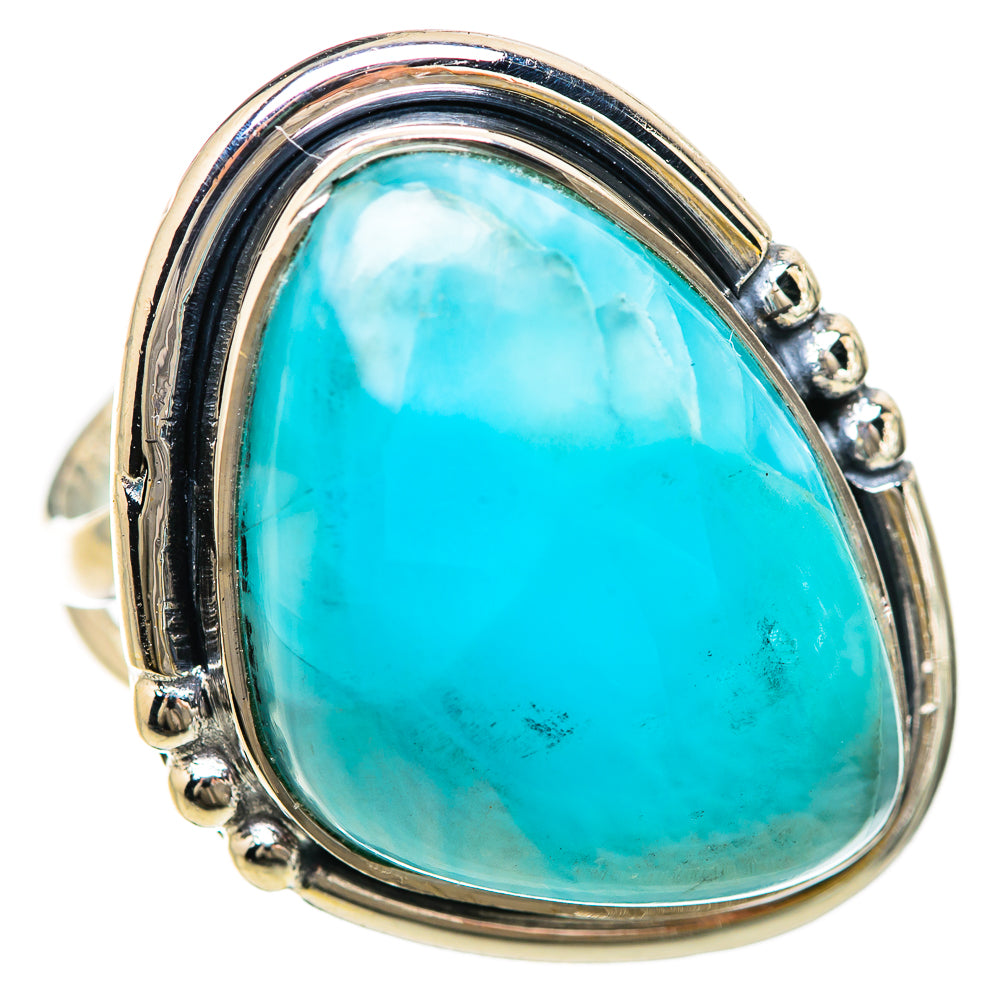 Larimar Rings handcrafted by Ana Silver Co - RING133040 - Photo 2