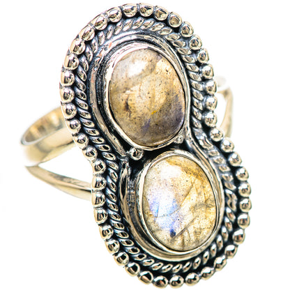 Labradorite Rings handcrafted by Ana Silver Co - RING133041 - Photo 2