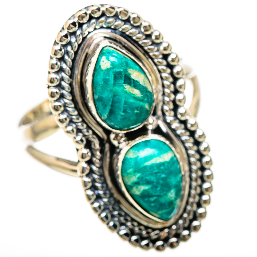 Amazonite Rings handcrafted by Ana Silver Co - RING133049 - Photo 2