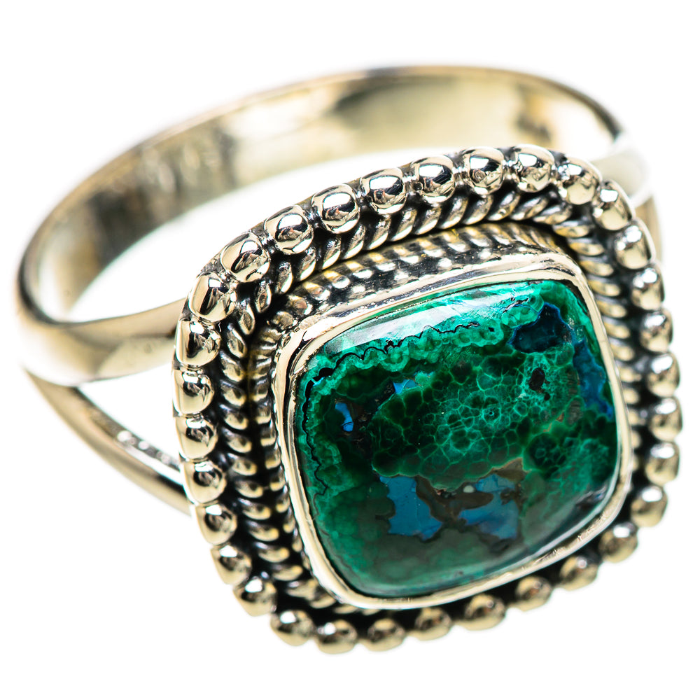 Malachite Rings handcrafted by Ana Silver Co - RING133054 - Photo 2