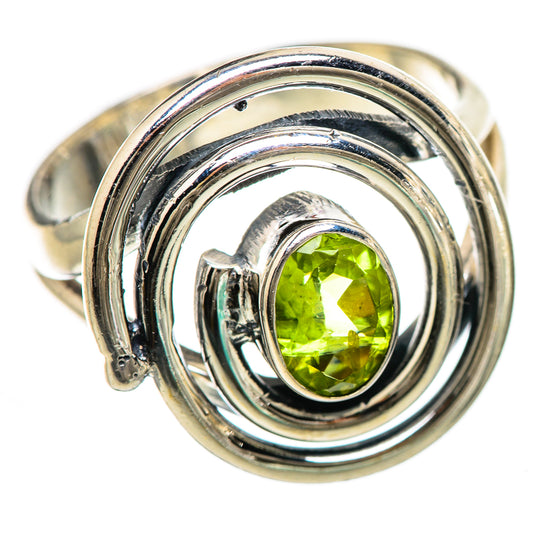 Peridot Rings handcrafted by Ana Silver Co - RING133055 - Photo 2