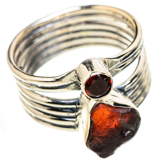 Garnet Rings handcrafted by Ana Silver Co - RING133059 - Photo 2