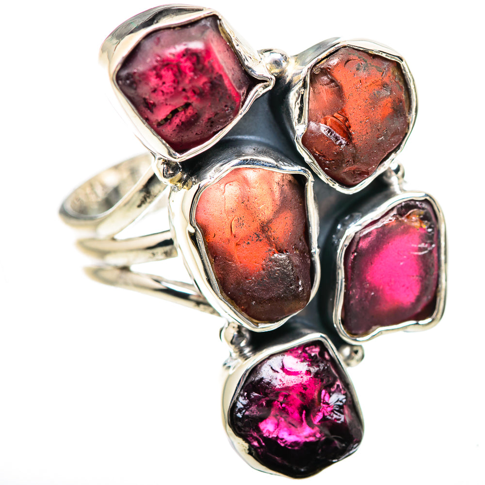Garnet Rings handcrafted by Ana Silver Co - RING133060 - Photo 2