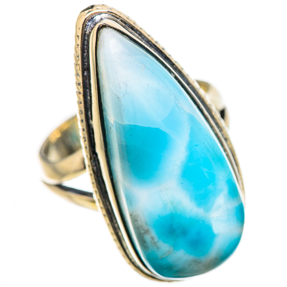 Larimar Rings handcrafted by Ana Silver Co - RING133079 - Photo 2