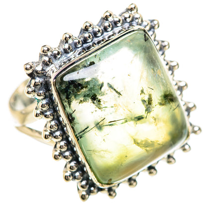 Prehnite Rings handcrafted by Ana Silver Co - RING133086 - Photo 2