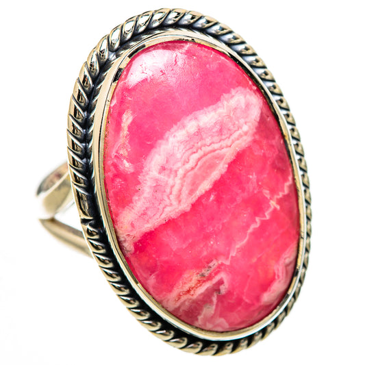 Rhodochrosite Rings handcrafted by Ana Silver Co - RING133094 - Photo 2