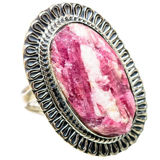 Pink Tourmaline Rings handcrafted by Ana Silver Co - RING133095 - Photo 2