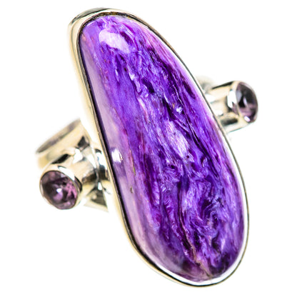 Charoite Rings handcrafted by Ana Silver Co - RING133099 - Photo 2