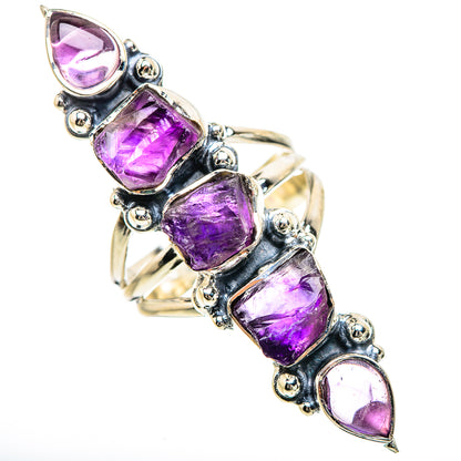 Amethyst Rings handcrafted by Ana Silver Co - RING133100 - Photo 2