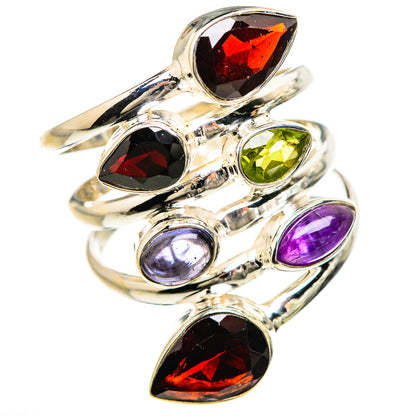 Garnet Rings handcrafted by Ana Silver Co - RING133108 - Photo 2
