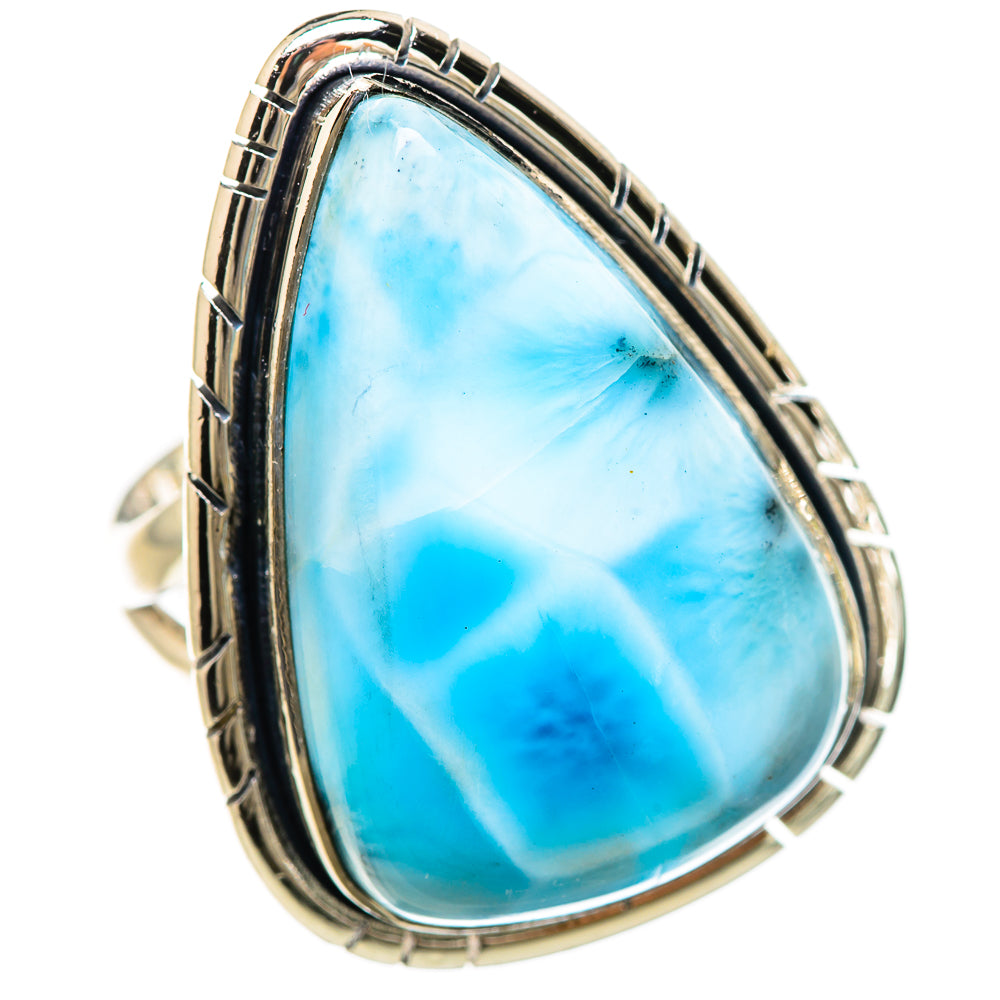 Larimar Rings handcrafted by Ana Silver Co - RING133112 - Photo 2