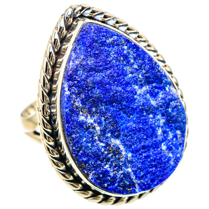 Lapis Lazuli Rings handcrafted by Ana Silver Co - RING133119 - Photo 2