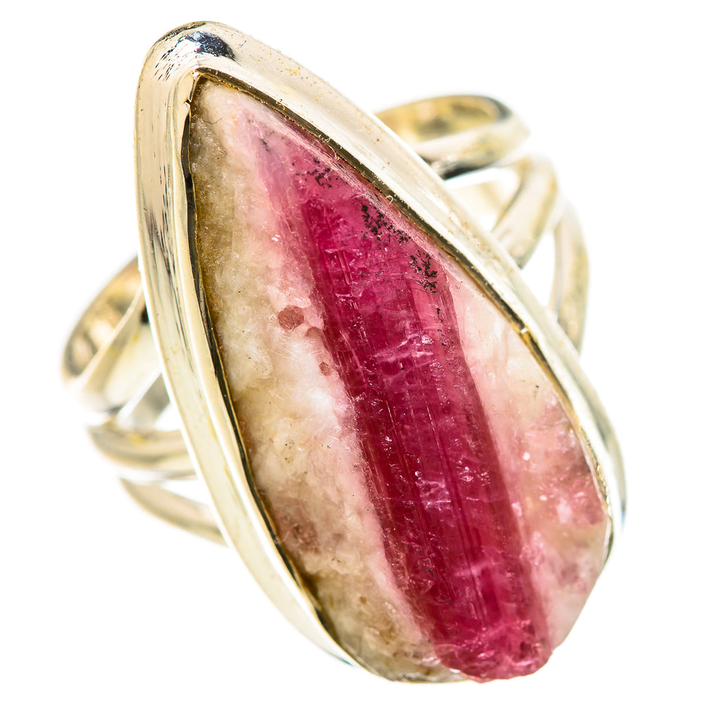 Pink Tourmaline Rings handcrafted by Ana Silver Co - RING133128 - Photo 2