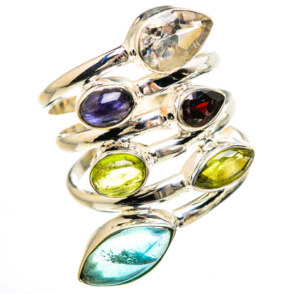Aquamarine Rings handcrafted by Ana Silver Co - RING133138 - Photo 2