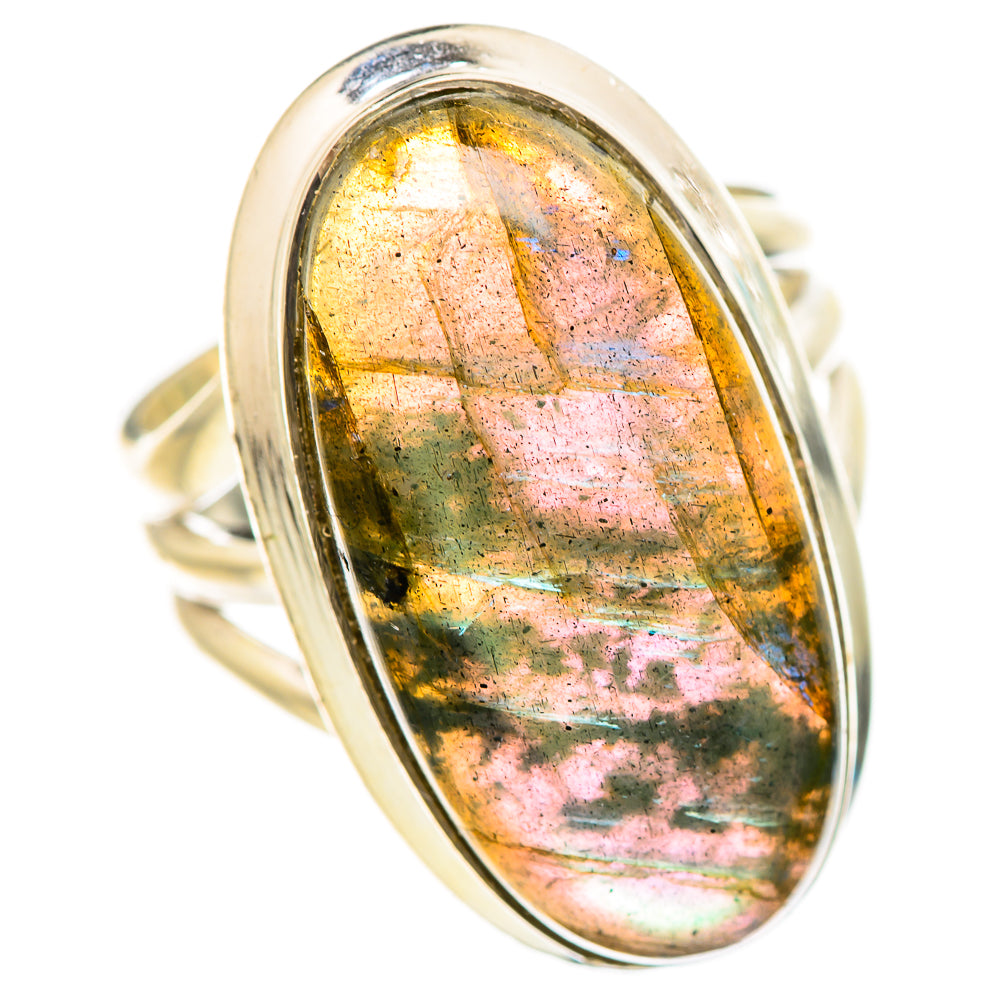 Labradorite Rings handcrafted by Ana Silver Co - RING133149 - Photo 2