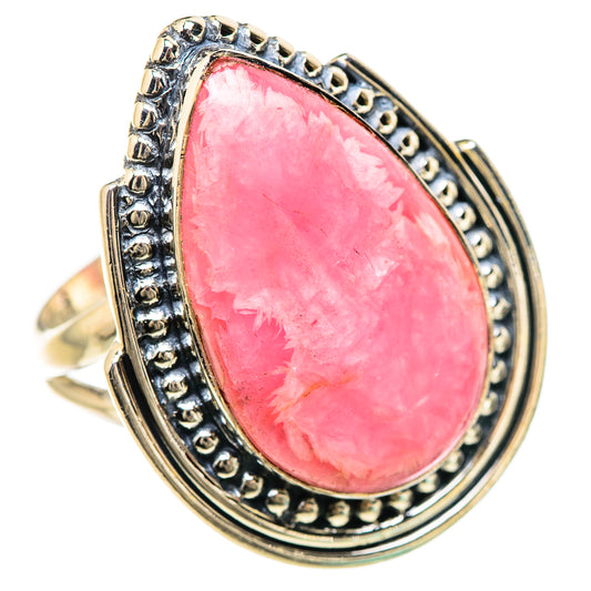Rhodochrosite Rings handcrafted by Ana Silver Co - RING133156 - Photo 2