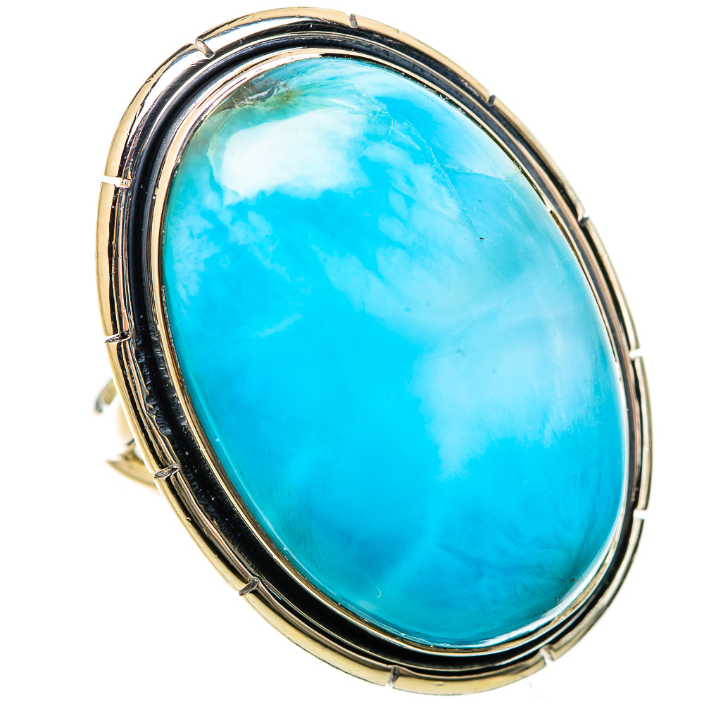 Larimar Rings handcrafted by Ana Silver Co - RING133160 - Photo 2