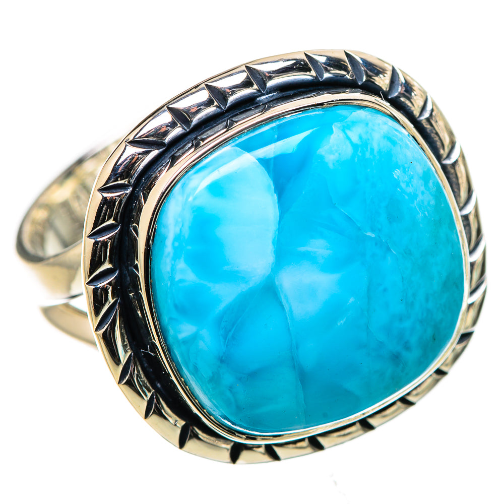 Larimar Rings handcrafted by Ana Silver Co - RING133163 - Photo 2