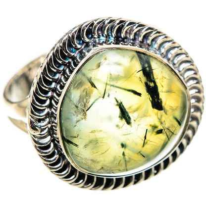 Prehnite Rings handcrafted by Ana Silver Co - RING133167 - Photo 2