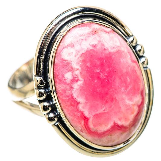 Rhodochrosite Rings handcrafted by Ana Silver Co - RING133173 - Photo 2