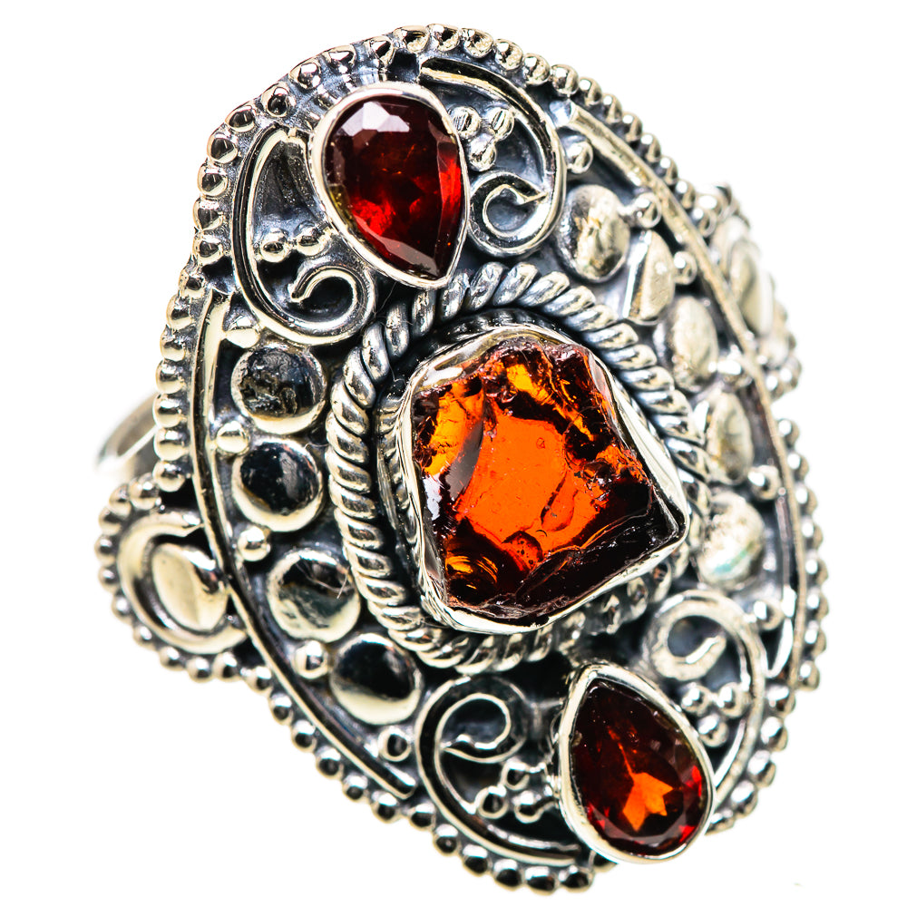 Garnet Rings handcrafted by Ana Silver Co - RING133175 - Photo 2