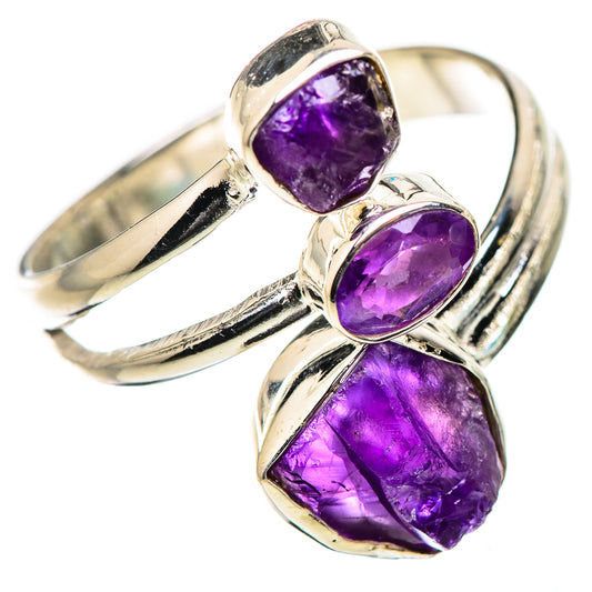 Amethyst Rings handcrafted by Ana Silver Co - RING133176 - Photo 2