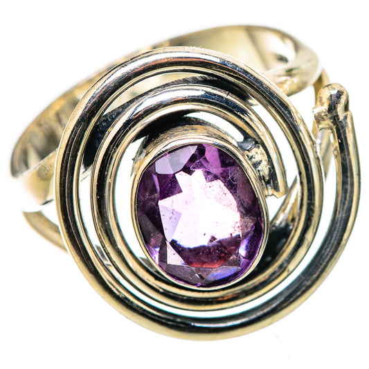 Amethyst Rings handcrafted by Ana Silver Co - RING133178 - Photo 2