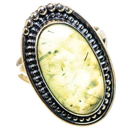 Prehnite Rings handcrafted by Ana Silver Co - RING133197 - Photo 2