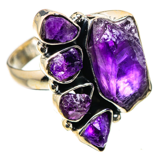 Amethyst Rings handcrafted by Ana Silver Co - RING133202 - Photo 2