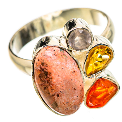 Mexican Fire Opal Rings handcrafted by Ana Silver Co - RING133212 - Photo 2