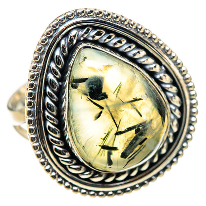Prehnite Rings handcrafted by Ana Silver Co - RING133220 - Photo 2