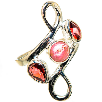 Pink Tourmaline Rings handcrafted by Ana Silver Co - RING133225 - Photo 2