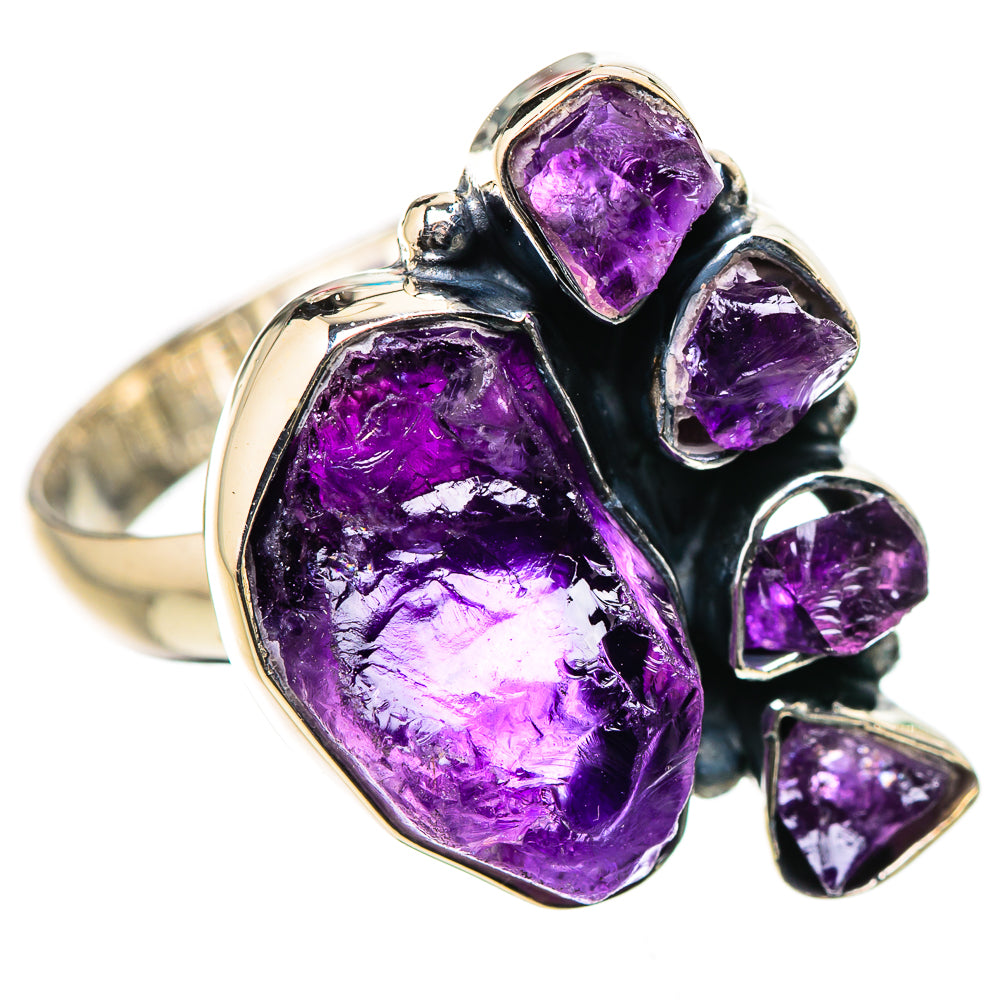 Amethyst Rings handcrafted by Ana Silver Co - RING133226 - Photo 2