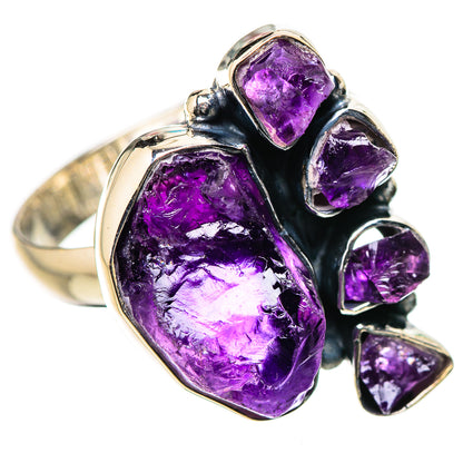 Amethyst Rings handcrafted by Ana Silver Co - RING133226 - Photo 2