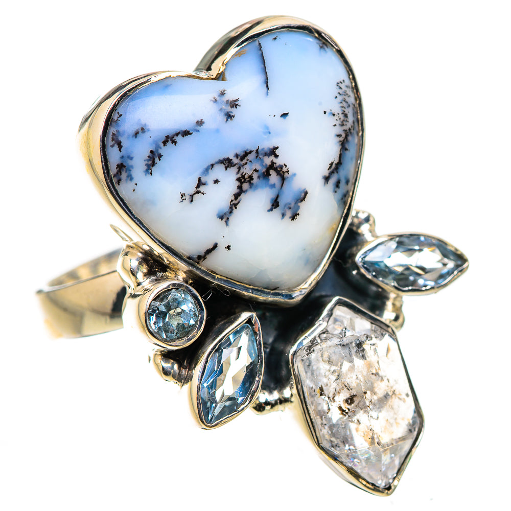 Dendritic Opal Rings handcrafted by Ana Silver Co - RING133234 - Photo 2