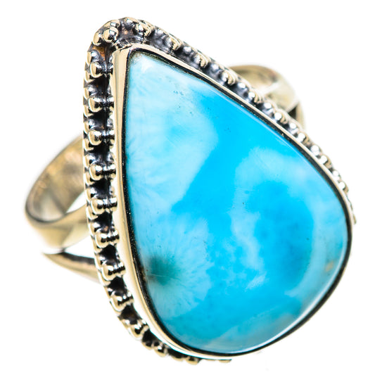 Larimar Rings handcrafted by Ana Silver Co - RING133239 - Photo 2