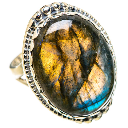 Labradorite Rings handcrafted by Ana Silver Co - RING133242 - Photo 2