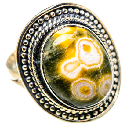 Ocean Jasper Rings handcrafted by Ana Silver Co - RING133245 - Photo 2