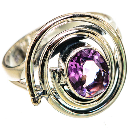 Amethyst Rings handcrafted by Ana Silver Co - RING133248 - Photo 2