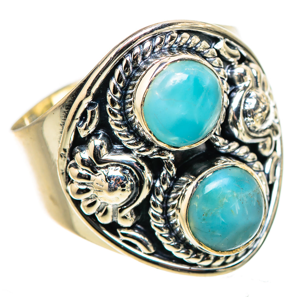 Amazonite Rings handcrafted by Ana Silver Co - RING133258 - Photo 2