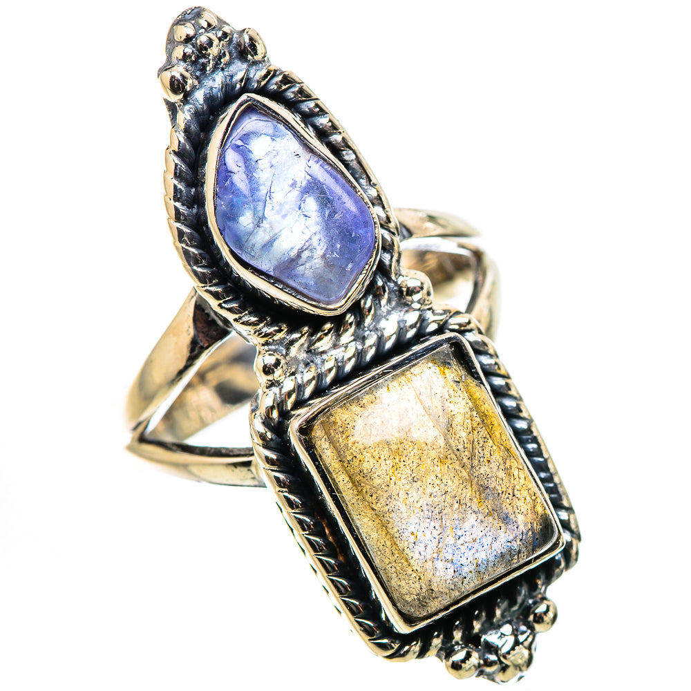 Labradorite Rings handcrafted by Ana Silver Co - RING133260 - Photo 2