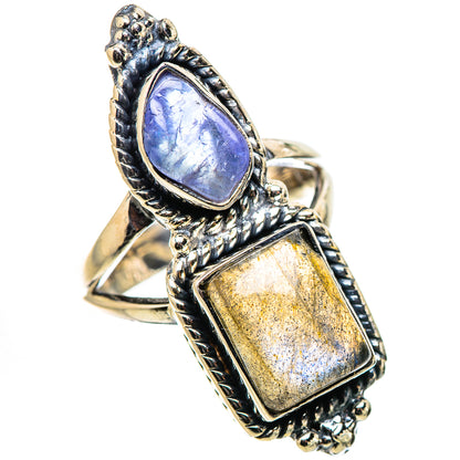 Labradorite Rings handcrafted by Ana Silver Co - RING133260 - Photo 2