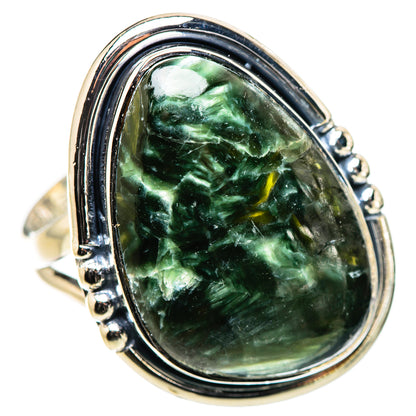 Seraphinite Rings handcrafted by Ana Silver Co - RING133261 - Photo 2