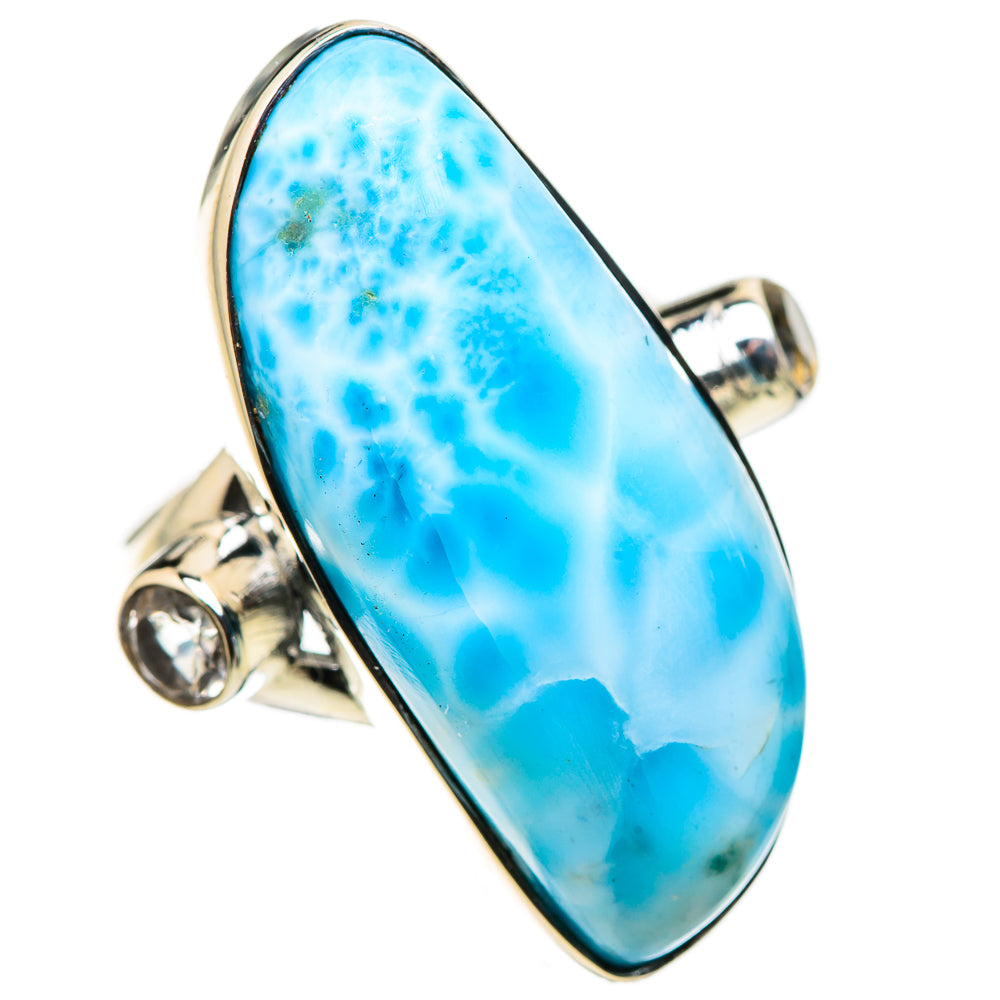 Larimar Rings handcrafted by Ana Silver Co - RING133282 - Photo 2