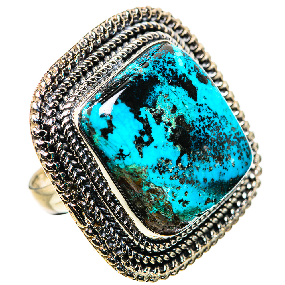 Shattuckite Rings handcrafted by Ana Silver Co - RING133286 - Photo 2