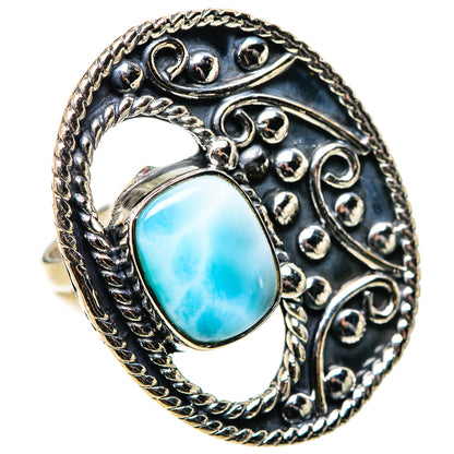 Larimar Rings handcrafted by Ana Silver Co - RING133288 - Photo 2