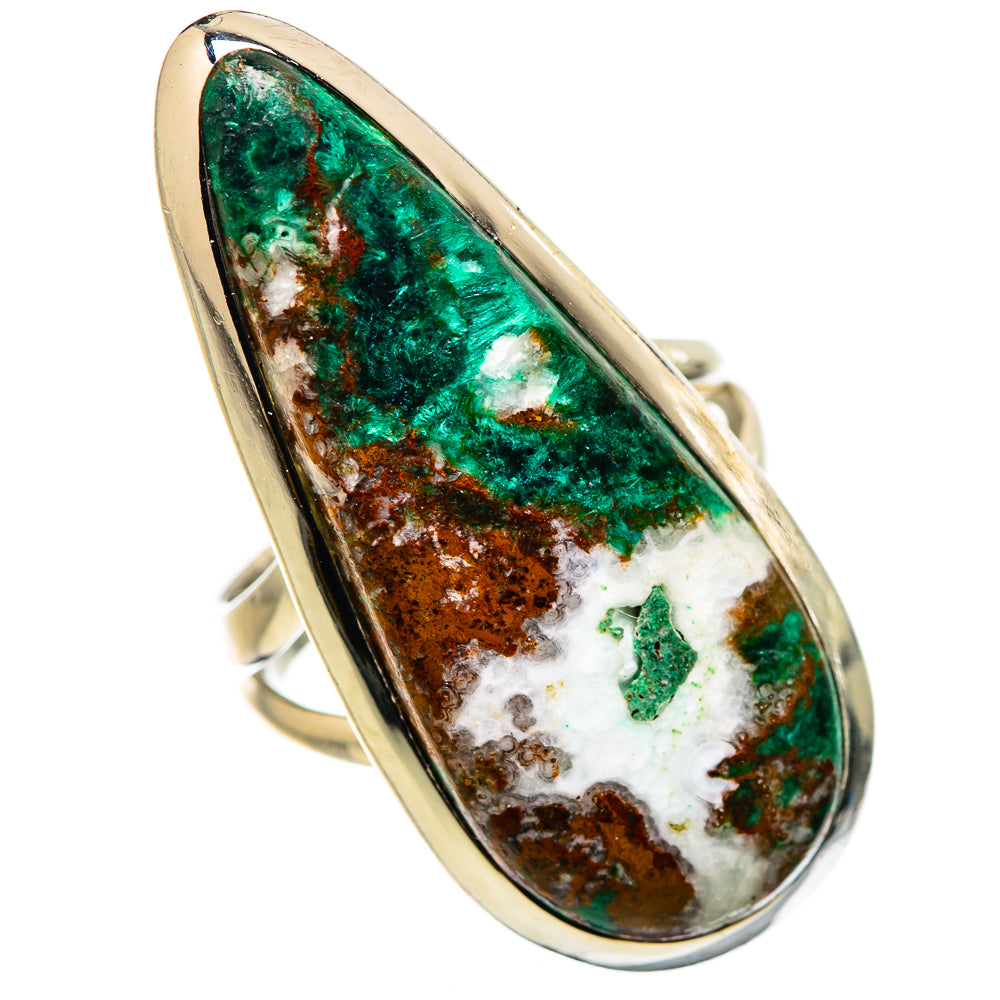 Malachite Rings handcrafted by Ana Silver Co - RING133297 - Photo 2