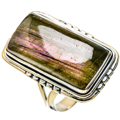 Labradorite Rings handcrafted by Ana Silver Co - RING133302 - Photo 2